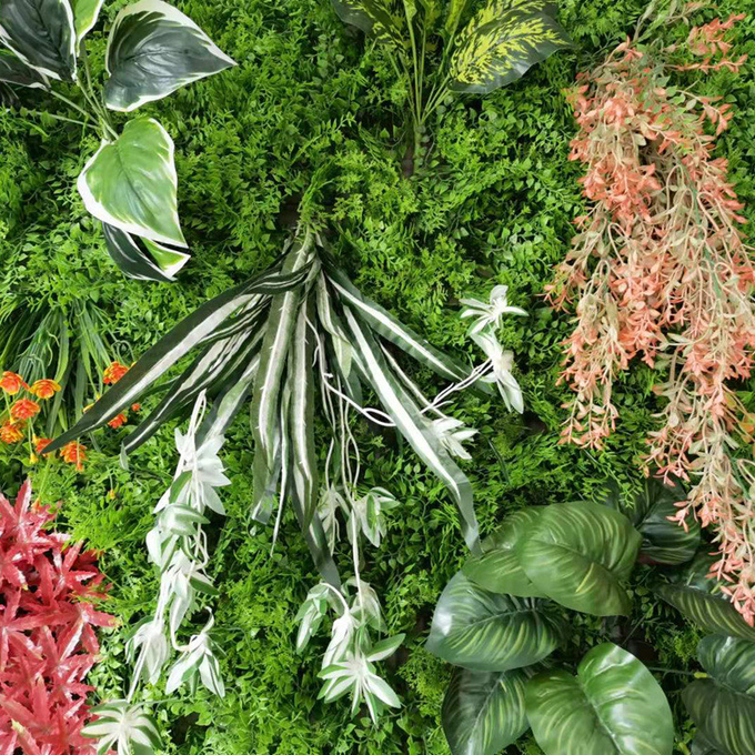 d'usine mur en plastique décoratif artificiel de aménagement extérieur d'herbe directement pour le jardinage