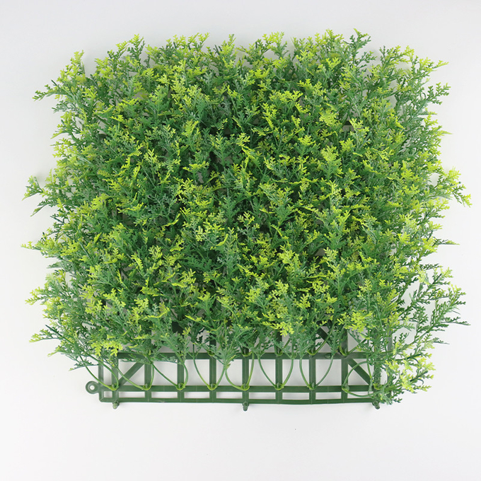 Mur artificiel vert d'herbe pour la décoration de bureau de supermarché