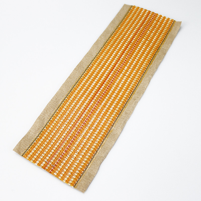 Tapis adhésif de facilité de filet de fibre d'usine cousant la bande pour des accessoires de revêtement de sol