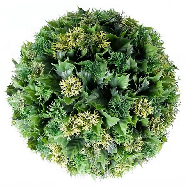 Boule artificielle d'herbe d'usines extérieures de buis de décoration de jardin
