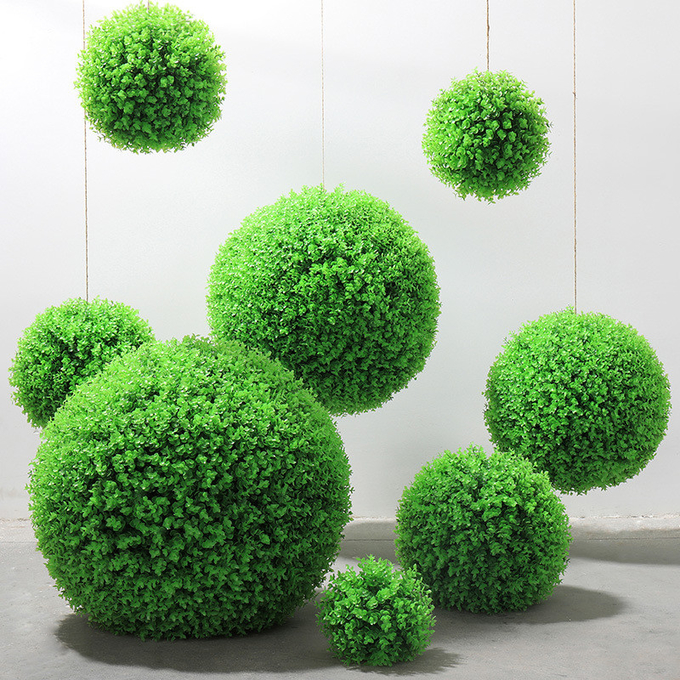 Boule décorative artificielle fournisseuse d'herbe de Moss Ball Stone Home Garden d'usine de la Chine